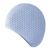 Swimming caps Silicone Swimming Cap Waterproof Summer Gel Ear Long Hair Protection Swim Pool Cap Elastic Swim Hat Diving Hat P230418