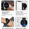 Novo Bluetooth Call Smart Watch Men Sports Fitness Tracker de fitness Smartwatch grande tela HD para Huawei Xiaomi Phone+Box