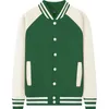 Erkek Ceketler Sonbahar/Kış Koleji Beyzbol Ceketi Kadınlar Özelleştirilebilir Kolej Takımı Tekdüzen Ceket Sokak Vintage Beyzbol Ceket 231118