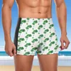 Men's Swimwear Irish Shamrock Swimming Trunks St Patricks Day Beach Large Size Swim Shorts Custom Quick Dry Male Briefs