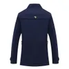 Men's Jackets Mens Trench Coat Fashion Designer Man Medium-Long Spring Autumn British Style Slim Jacket Windbreaker Male Plus Size M-5XL fdX
