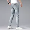 Jeans pour hommes printemps été mince Slim Fit européen américain haut de gamme marque petit droit Double F pantalon Q9547-1