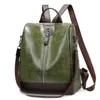 Заводские продажи сумка для плеча 3 цвета многослойный антикратный кожаный рюкзак Simple Joker Outdoor Leisure Sumbag Contrast Trave Rackpack 5095#