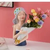 화병 창조적 인 꽃다발 소녀 장식품 북유럽 테이블 꽃꽂이 액세서리 현대 거실 가정 장식 가구 231117