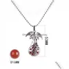 Colliers sains et collier harmonique Pl Collier Femmes Angel Alliage Pendentif Grossesse Souhaitant Boule Cadeau Drop Livraison Bijoux Pendentifs Dhh1J