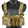 CS Match Wargame TCM Chest Rig Airsoft Tactisch Vest Militair pakket Tijdschriftzakje Holster Molle-systeem Taille Heren Nylon Jachtkledingaccessoires Jachtvesten