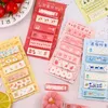 Pagine Kawaii Splicing Snack Serie Memo Pad Diario Planner Messaggio fai da te Note adesive Segnalibro di carta Cancelleria scolastica Escolar