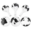 Party Decoration 25st Cow Balloons Latex Funny Print för barn födelsedag Western Cowboy Theme Supplies Decorations