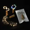 LED Strings 10 LEDs Solar Wine Bottle Stopper Copper Fairy Strip Wire Outdoor Party Decoration Novelty Night Lamp DIY Cork Light String