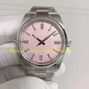 5 kolorowy unisex automatyczny zegarek damskie męskie 36 mm różowy czerwony czarny zielony tarcze gładka ramka 904L stalowa bransoletka 126000 GMF CAL.3230 Ruch Watche Watches