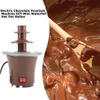 Andra köksmatsalar mini choklad fontän tre lager design smälta med uppvärmning fondue maskin diy handgjorda smälter vattenfall 231118