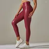 Active Pants PU Leather Leggings Women Hips Lift Push Up XS-5XL Sexy Pencil Tights High Waist Casual For