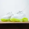 Triple S med Sock Girl's Pink Rose Beige Men Women Casual Shoes 17w Old Dad Black Gul Womens Neon Green Övergripande utomhus sneaker Crystal Designer Trainer 36-45 EUR