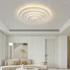 Chandeliers Atmospheric Living Room Led Modern Minimalist Creative Warm Hall Ceiling Lights Cloud Bedroom Lamp