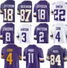 Randy Moss Cris Carter Aaron Jones Andrew Van Ginkel J.J.McCarthy Justin Jefferson Jordan Addison T.J.Hockenson Harrison Smith Cam Akers Ty Chandler Football Jersey