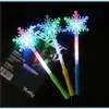 Other Festive Party Supplies Fivepointed Star Glow Stick Love Butterfly Moon Electronic Flashing Light Led Snowflake Creative Gift Dhzah