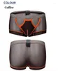 Underpants Men's Underwear Male Sexy Multicolor Super Soft Breathable 3 D U Convex Boxers Shorts Man Trunks 2 Pcs / Lot