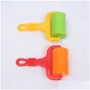 Andra festliga festförsörjningar ABS PLASTIC ROLL CHARS TOOL DIY CRAFT PLASTICENE Clay Kid Arts Toys Handle Slings Trolley Wheel Dhhjr