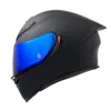 Motorfietshelmen Hoge kracht ABS Vezelpatroon Eenvoudige en stijlvolle dubbele lenzen Full-Face helm vier seizoenen beschermend