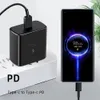 45W PD Charger Super Fast Charging USB-C Charge Charge Type C US/EU/UK PLUCT AC ACPTER ADAPTER FOR SAMSUNG NOTE 10 S21 S22 S23