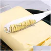 Cheese Tools Stainless Steel Butter Knife Baking With Hole Jam Spreaders Cream Knifes Hangable Home Mtifunctional Dessert To Dhgarden Dhtix