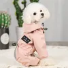Abbigliamento per cani Rileving impermea di pioggia impermeabile vestiti per giacca da pioggia vestiti per piccoli cani con cappuccio con cappuccio per salto per animali domestici