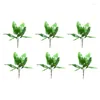 Decorative Flowers 6X Artificial Plants Tropical Leaves Banana Tree Faux Palm Leaf Of Plant Fake Indoor Outside Garden Wedding Decor