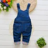 Salopette DIIMUU infantile garçons jean pantalon pantalons longs solide enfant en bas âge enfants bébé salopette taille élastique vêtements bas 230419