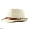 Basker 56-58 cm naturlig Panama mjukformad stråhatt sommar kvinnor/män breda brim strand sol cap uv skydd fedora jazz