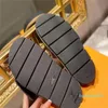 2023 Designer women sandals ladies luxury leather slippers flat shoe Oran sandal party wedding shoes size 35-42