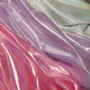 Fabric Fluorescent Fabric 50150cm Laser Stretch Colorful Shiny Fabric Stage Background Decorative Fabric For Sewing Tilda Doll 230419