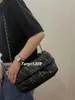 Moda vintage cf omuz çantaları tasarımcı crossbody çanta yüksek kaliteli inek derisi deri lüks çantalar tembel bayan debriyaj nedensel kadınlar orta el çantası gümüş donanım