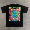 T-shirts hommes Tie Dye PEACE T-shirt Hommes Femmes Le monde est à vous T-shirt Tops Tee T230419