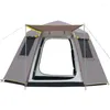 Палатки и укрытия прибытие Двойной слой 5-8 человек алюминиевые столбы Автоматическое ультралачное водонепроницаемое кемпинг палатка Большая беседка