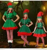 Família combinando roupas natal elfo traje meninos meninas role play outfit papai noel festa roupas para crianças homens mulheres pai criança roupas 231118