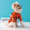 Designer Dog Clothes Brands Dog Apparel Thermal Knitted Dogs Sweater Puppy Winter Coats Dog Turtleneck Jacket Pets Outfits Cat Sweatshirt Long Sleeve Orange XS A455