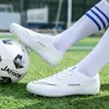 Elbise ayakkabıları erkek futbol ayakkabıları büyük boyut 33-47 ultralight futbol botları erkek spor ayakkabılar kaymaz AG/TF futbolu ayak bileği botları unisex 230419