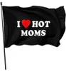 I Love Moms Flags 3x5 모든 국가 교수형 국가 디지털 인쇄 100D 폴리 에스테르 스트랩 268E7265259