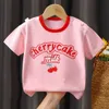 T-shirty 1 2 3 4 5 6 lat Dzieci Bawełny T-shirt T-shirt Baby Baby Boys Cartoon Toddler Toddler Cute Tops Bezpłatna wysyłka P230419