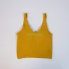 Lu U-vormige yogabeha Popular Fitness Bra Butter Soft Dames Sport Tank Gym Crop Yoga Vest Schoonheid Rug Schokbestendig Met lu Verwijderbare uitlijntank Borst Pad