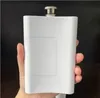 Gobelets de sublimation vierges Flacon en acier inoxydable Hip Flask Outdoor Gobelets de vamping portables 8OZ Bouteille d'eau Flagon SEA SHIPPING LSK1810