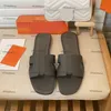 Hight Quality 32 Colors Designer Orange Slippers Sandalias de lujo para mujer Chanclas planas Chanclas de piel de cocodrilo para mujer Sandalia de playa Verano Zapatillas de cuero genuino