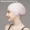 Kappen für Erwachsene, hochelastisch, für Mädchen, niedliches Cartoon-Schwimmen zum Schutz langer Haare und Ohren, großer Silikon-Tauchhut P230531