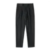 Men's Suits Slim-fitting Buttons Suit Trousers Men Pants Non-Iron Dressing