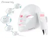 Dispositivi per la cura del viso Foreverlily Minimalism 7 colori LED Maschera Pon Therapy Antiacne Rimozione delle rughe Ringiovanimento della pelle Cura della pelle del viso T2549317