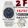 ZF 2023 New Luxury Herrenuhr 16202 Uhrwerk zum 50-jährigen Jubiläum, Durchmesser 39 mm, Uhrwerk Cal.7121, Armband mit Faltschließe, blau