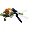 Fleurs décoratives bouquet de mariée fleur artificielle délicate fête de mariage