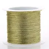 20m/Roll 1.0mm 12 Colors Beading Cord Macrame Nylon Cord Braided Rope For Wedding Christmas Thread Making Twine Tag Tassel Jewelry MakingJewelry Findings