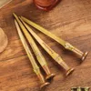 Smoking Pipe Tool, bamboo whip, pressure rod, pipe, pressure rod, handmade bamboo joint, natural solid wood hollow, imitation flameout accessory