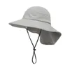 Breda rand hattar anpassade surfhatt cap upf 50 vattensporter